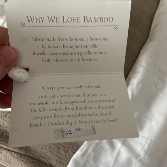 Faceplant Bamboo, Embroidered pillowcase, queen size - Picture 5 of 8